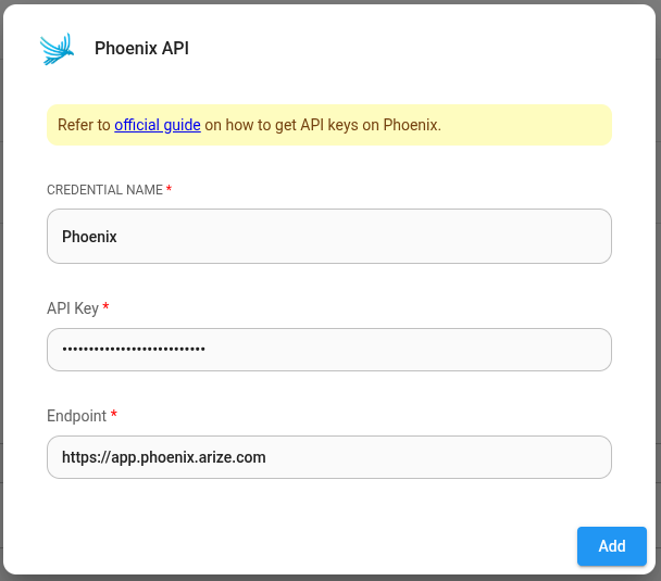 Screenshot of analytics providers enabled